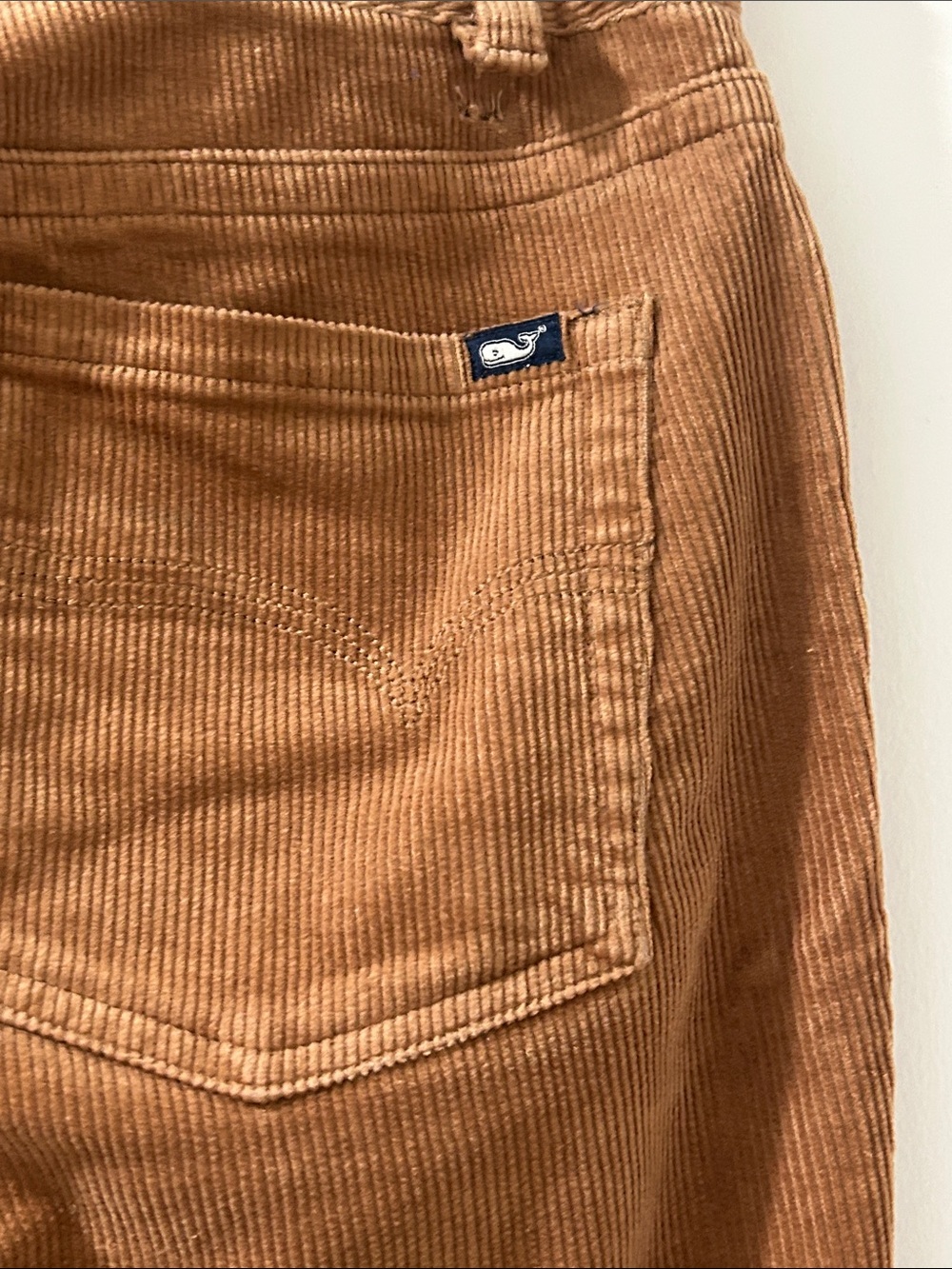 Vineyard Vines Women's Straight-Leg Corduroy Pants - Camel - Picture 6 of 7